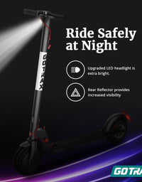 Gotrax GXL V2 Commuting Electric Scooter - 8.5" Air Filled Tires - 15.5MPH & 9-12 Mile Range - Version 2
