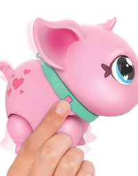 Little Live Pets - My Pet Pig: Piggly | Soft and Jiggly Interactive Toy Pig That Walks, Dances and Nuzzles. 20+ Sounds & Reactions. Batteries Included. for Kids Ages 4+

