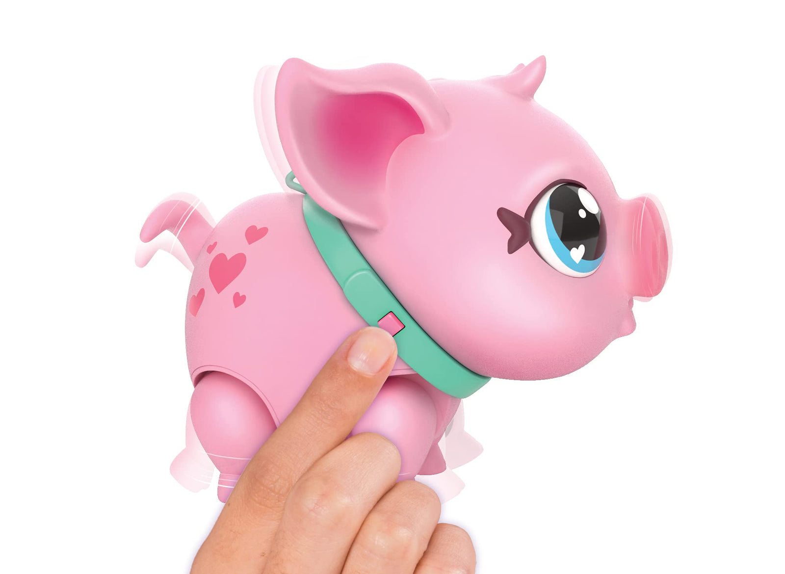 Little Live Pets - My Pet Pig: Piggly | Soft and Jiggly Interactive Toy Pig That Walks, Dances and Nuzzles. 20+ Sounds & Reactions. Batteries Included. for Kids Ages 4+