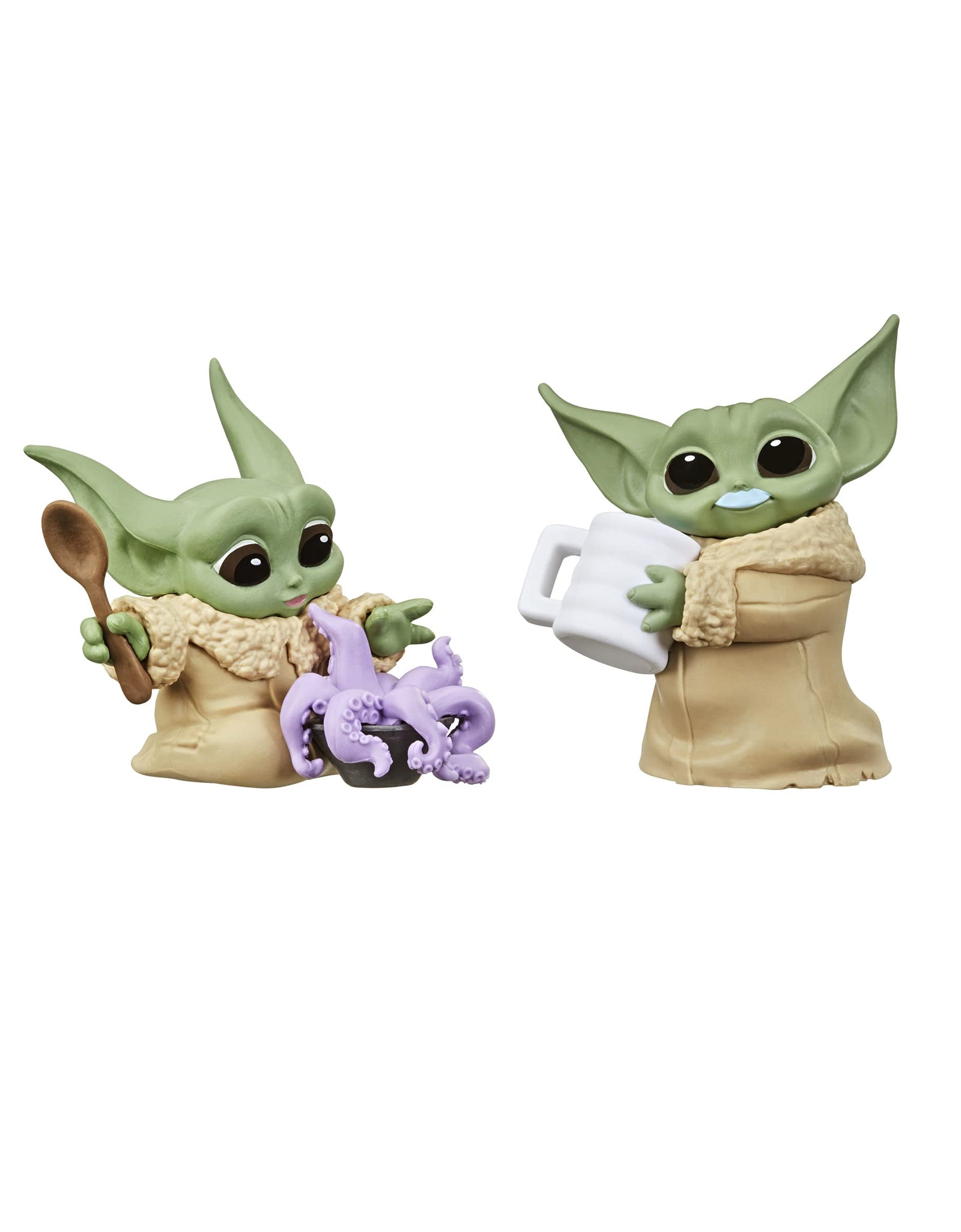 Star Wars The Bounty Collection Series 3 The Child Figures 2.25-Inch-Scale Tentacle Soup Surprise, Blue Milk Mustache Posed Toys, 4 and Up