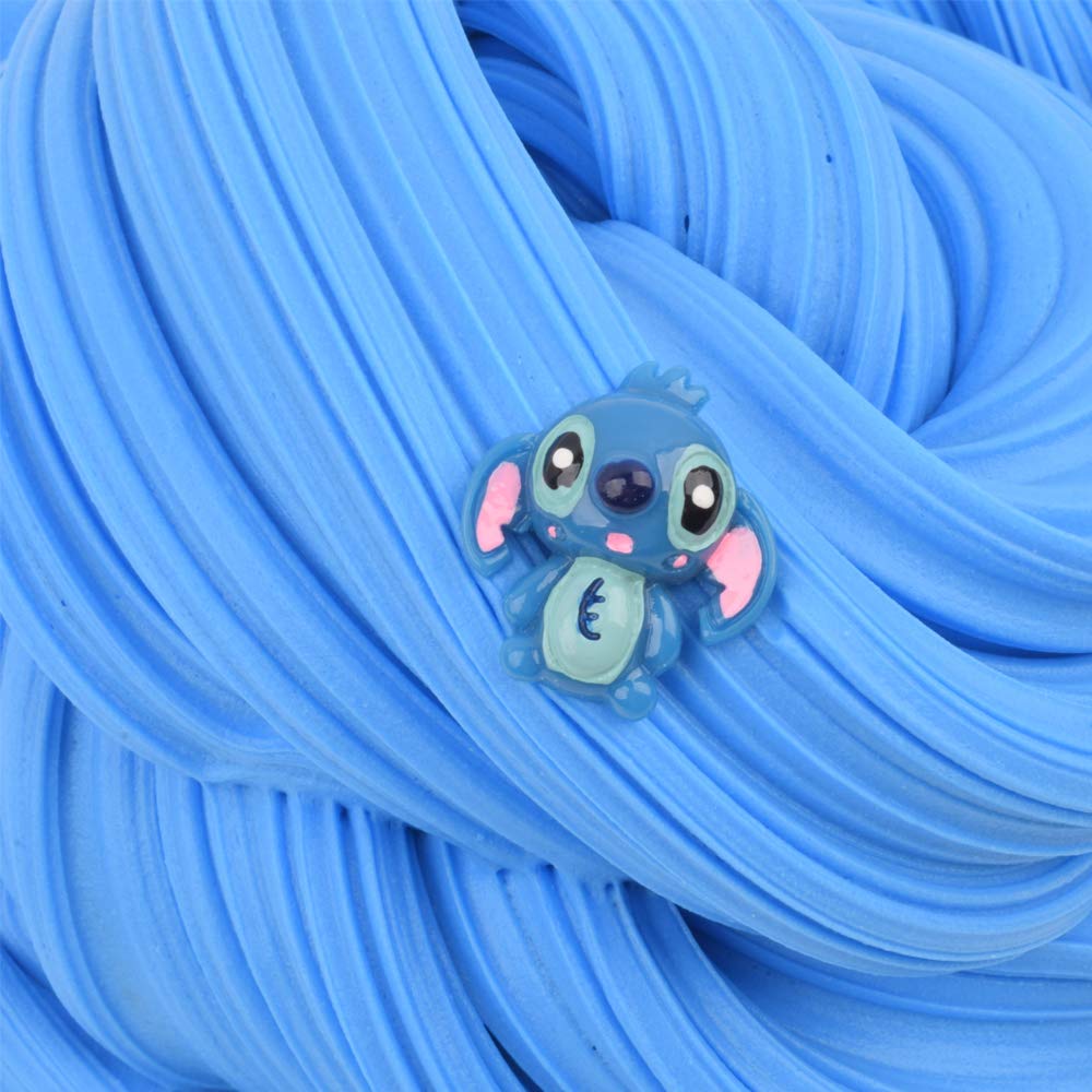 Magictoy 4 Pack Butter Slime,Yellow Lemon,Blue Stitch,Pink Watermelon and Mint Green Slime,Super Soft and Non-Sticky, Party Favors for Boys and Girls