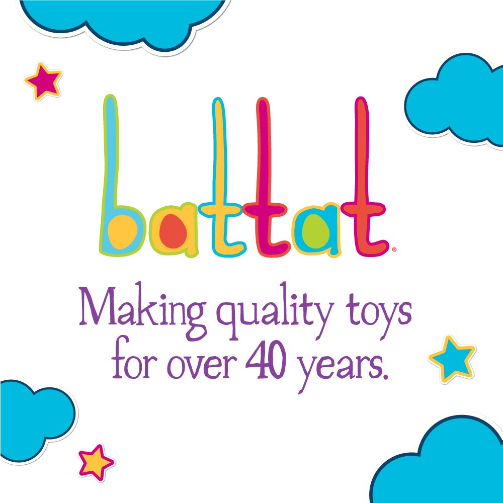 Battat – Big Red Barn – Animal Farm Playset for Toddlers 18M+ (6Piece), Dark Red, 13.5" Large x 9" W x 12" H