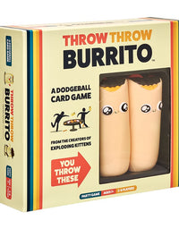 Throw Throw Burrito by Exploding Kittens - A Dodgeball Card Game - Family-Friendly Party Games - Card Games for Adults, Teens & Kids - 2-6 Players

