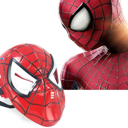 Kids Superhero Capes and LED Mask - Superhero Toys and Costume Gloves- Compatible Superhero Toys