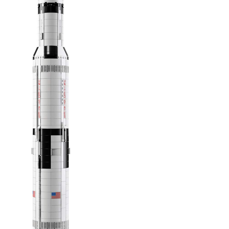LEGO Ideas NASA Apollo Saturn V 92176 Outer Space Model Rocket for Kids and Adults, Science Building Kit (1969 Pieces)