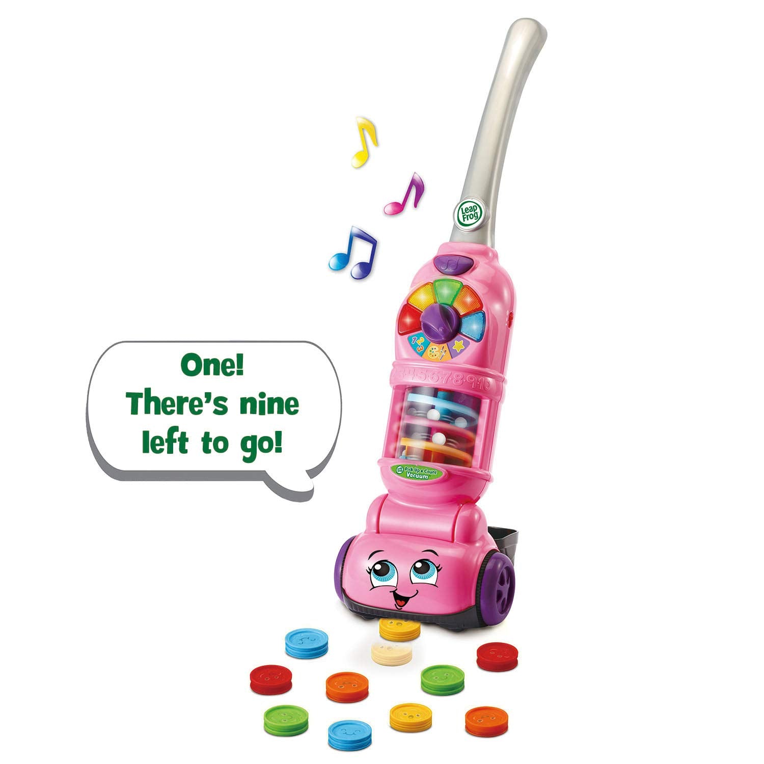 LeapFrog Pick Up and Count Vacuum, Green