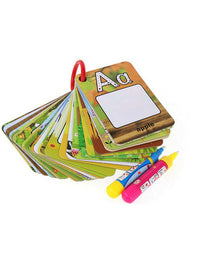 Coolplay A-Z 26 Alphabet Water Cards, Children Drawing Card for Kids Educational Toys for Travel
