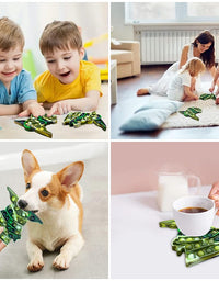 LAVONE Fidget Toys, Push Bubble Fidgets Sensory Toy, Stress Relief Pop Fidget Toy for Kids Adults - Olive Drab
