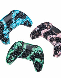 QDASZZ Pop Game Controller Gamepad Shape Push pop Bubble Sensory Fidget Toy Autism Special Needs Stress Reliever - Great for The Old and The Young (3 Colors)
