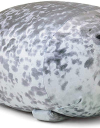 MerryXD Chubby Blob Seal Pillow,Stuffed Cotton Plush Animal Toy Cute Ocean Medium(17.6 in)

