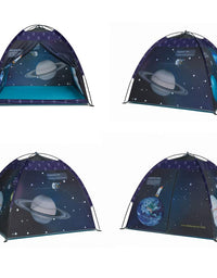 Space World Play Tent-Kids Galaxy Dome Tent Playhouse for Boys and Girls Imaginative Play-Astronaut Space for Kids Indoor and Outdoor Fun, Perfect Kid’s Gift- 47" x 47" x 43"
