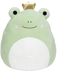 Squishmallow 16-Inch Frog Prince - Add Baratelli to Your Squad, Ultrasoft Stuffed Animal Large Plush Toy, Official Kellytoy Plush

