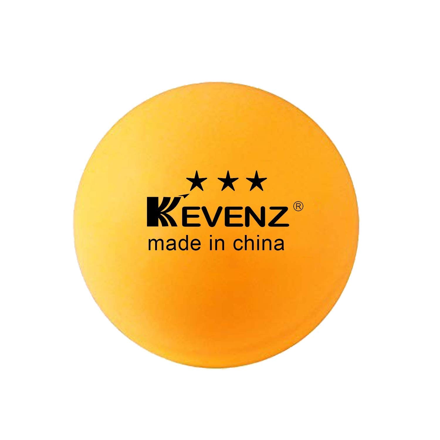 KEVENZ 60-Pack 3 Star Ping Pong Balls,Advanced Table Tennis Ball,Bulk Outdoor Ping Pong Balls (Orange, White)