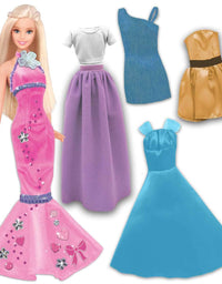 Barbie Be a Fashion Designer Doll Dress Up Kit
