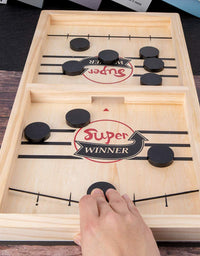 Fast Sling Puck Game ,Slingshot Games Toy,Paced Winner Board Games Toys for Kids & Adults Large Size
