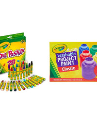 Crayola Oil Pastels, School Supplies, Kids Indoor Activities At Home, 28 Assorted Colors
