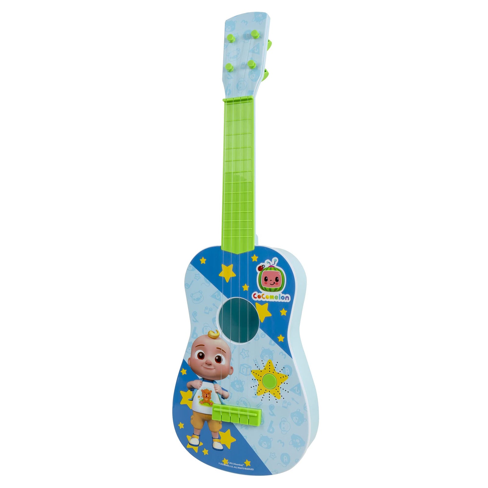 First Act CoComelon Musical Guitar, 23.5” Kids Guitar - Plays Clips of The ‘Finger Family’ Song - Musical Instruments for Kids, Toddlers, and Preschoolers