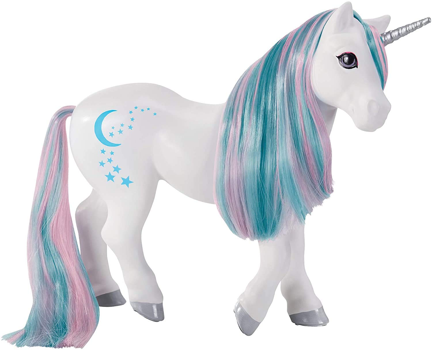 Breyer Horses Color Changing Bath Toy | Luna The Unicorn | Purple / Pink / White with Surprise Blue Color | 8.5" x 7" | Unicorn Toy | Ages 3+ | Model #7233, Purple, White, Pink
