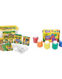 Crayola Super Art Coloring Kit, Craft Supplies for Kids, Tub Colors Vary, 100+ Pcs, Gift for Kids
