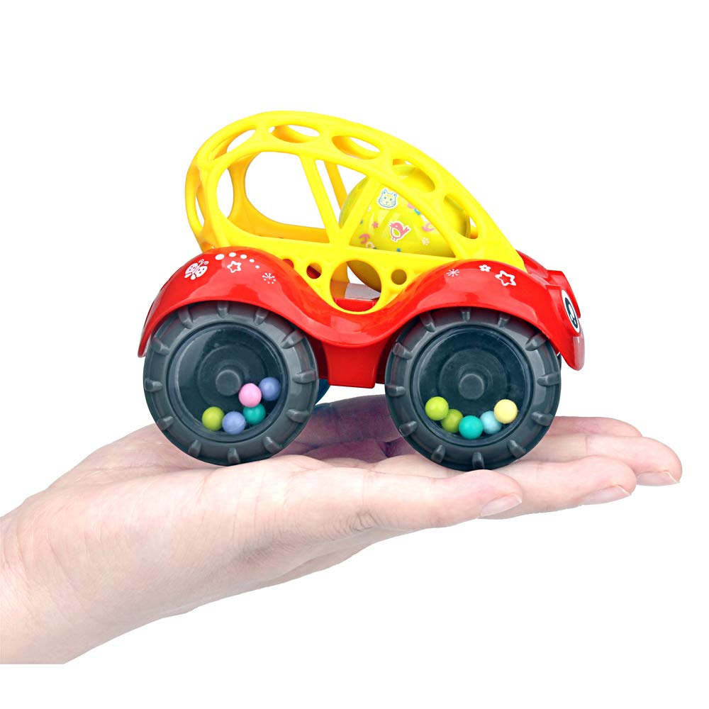 ZHFUYS Rattle & Roll Car，3 to 24 Months Baby Toys 5 inch boy and Girl Infant Toys Vehicles