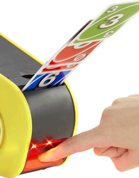 UNO Attack Mega Hit Card Game with Random-Action Launcher with Lights & Sounds & 112 Cards, Kid, Teen & Adult Game Night Gift Ages 7 Years & Older [Amazon Exclusive]
