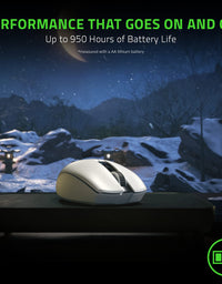 Razer Orochi V2 Mobile Wireless Gaming Mouse: Ultra Lightweight - 2 Wireless Modes - Up to 950hrs Battery Life - Mechanical Mouse Switches - 5G Advanced 18K DPI Optical Sensor - White
