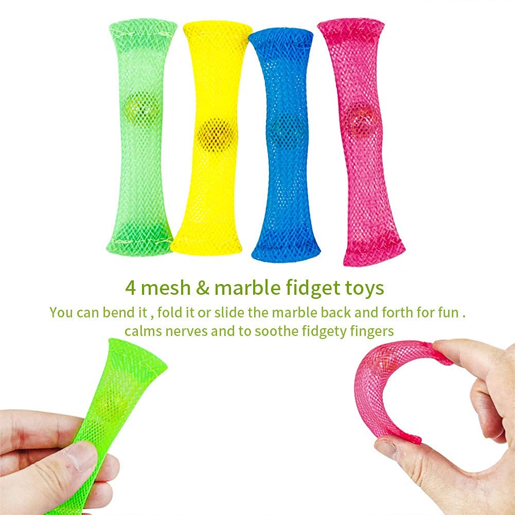 AOVRO (30 Pcs) Fidget Toys Set Fidget Packs Stress Relief and Anti-Anxiety Toys Bundle for Kids＆Man or Woman WJ-10