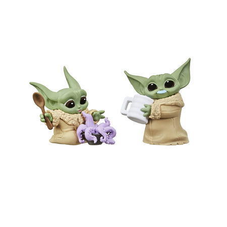 Star Wars The Bounty Collection Series 3 The Child Figures 2.25-Inch-Scale Tentacle Soup Surprise, Blue Milk Mustache Posed Toys, 4 and Up