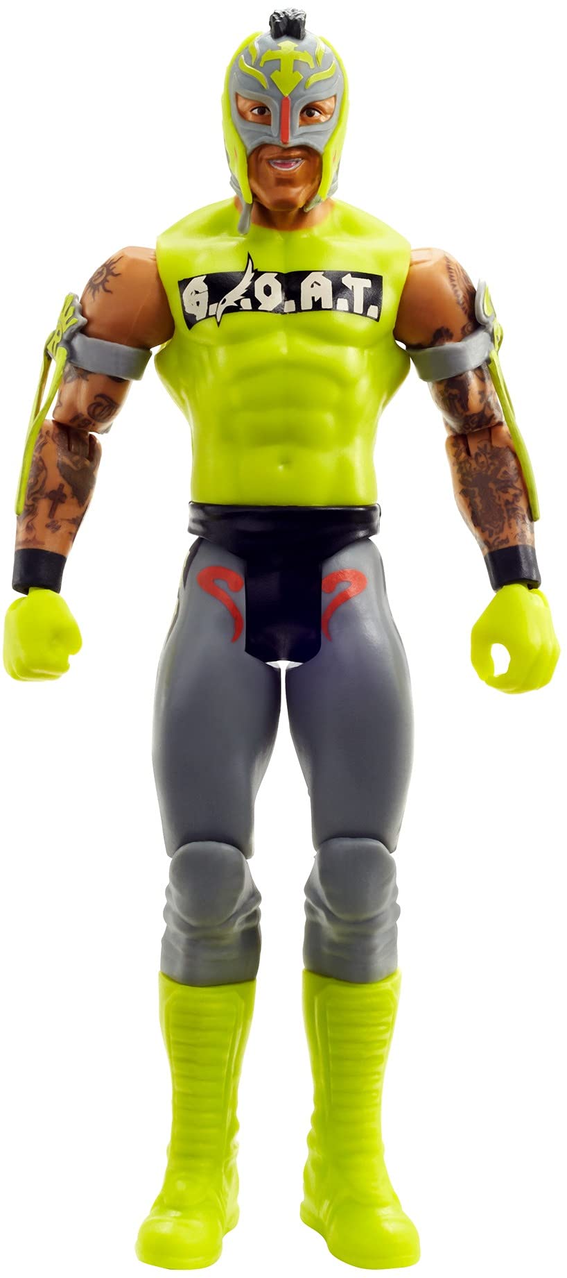 WWE Rey Mysterio Action Figure Series 124 Action Figure Posable 6 in Collectible for Ages 6 Years Old and Up