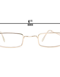 Skeleteen Old Man Costume Glasses - Rectangular Granny Dress Up Eyeglasses - 1 Pair
