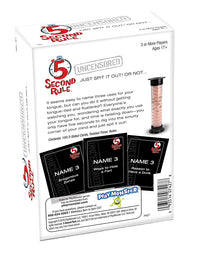PlayMonster 5 Second Rule Uncensored -- Just Spit it Out... Or Not -- Quick Thinking Party Game -- Adult Humor -- Ages 17+
