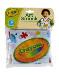 Crayola Art Smock for Toddlers, Painting Apron, Waterproof Bib, Age 12 Months and up, 1 x 7-1/5 x 8-1/10 in , Crayola My First Art Smock
