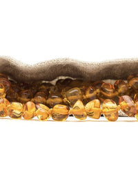 Baltic Wonder Baltic Amber Necklace (Baroque Honey) Unisex - 100% Certified Authentic Baltic.
