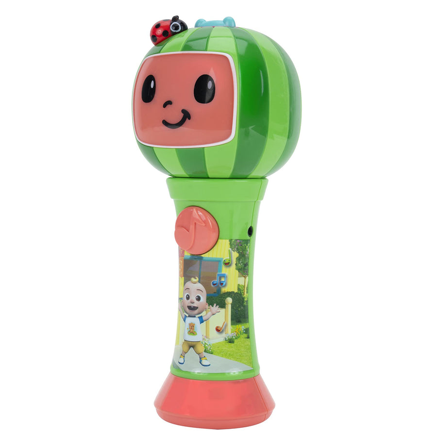 First Act CoComelon Musical Sing-Along Microphone Plays Clips of The ‘Thank You’ Song - Musical Instruments for Kids, Toddlers, and Preschoolers
