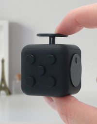 Appash Fidget Cube Stress Anxiety Pressure Relieving Toy Great for Adults and Children[Gift Idea][Relaxing Toy][Stress Reliever][Soft Material] (Black&Black)
