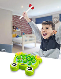 YEEBAY Interactive Whack A Frog Game, Learning, Active, Early Developmental Toy, Fun Gift for Age 3, 4, 5, 6, 7, 8 Years Old Kids, Boys, Girls,2 Hammers Included

