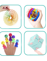 36 Pack Sensory Fidget Toys Set，Stress Relief Hand Toys for Adults Kids ADHD ADD Anxiety Autism, Perfect for Birthday Party Favors, School Classroom Rewards, Carnival Prizes, Pinata Goodie Bag Fillers
