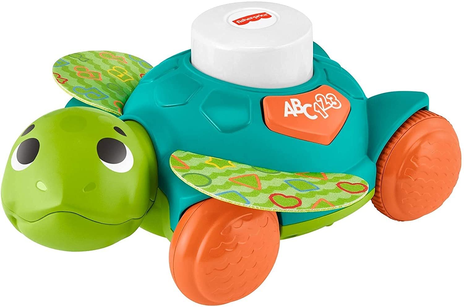 Fisher-Price Linkimals Sit-to-Crawl Sea Turtle, Light-up Musical Crawling Toy for Baby