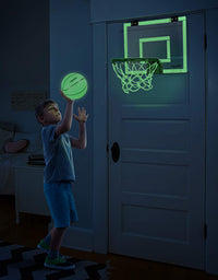 Mini Basketball Hoop - Glow In The Dark

