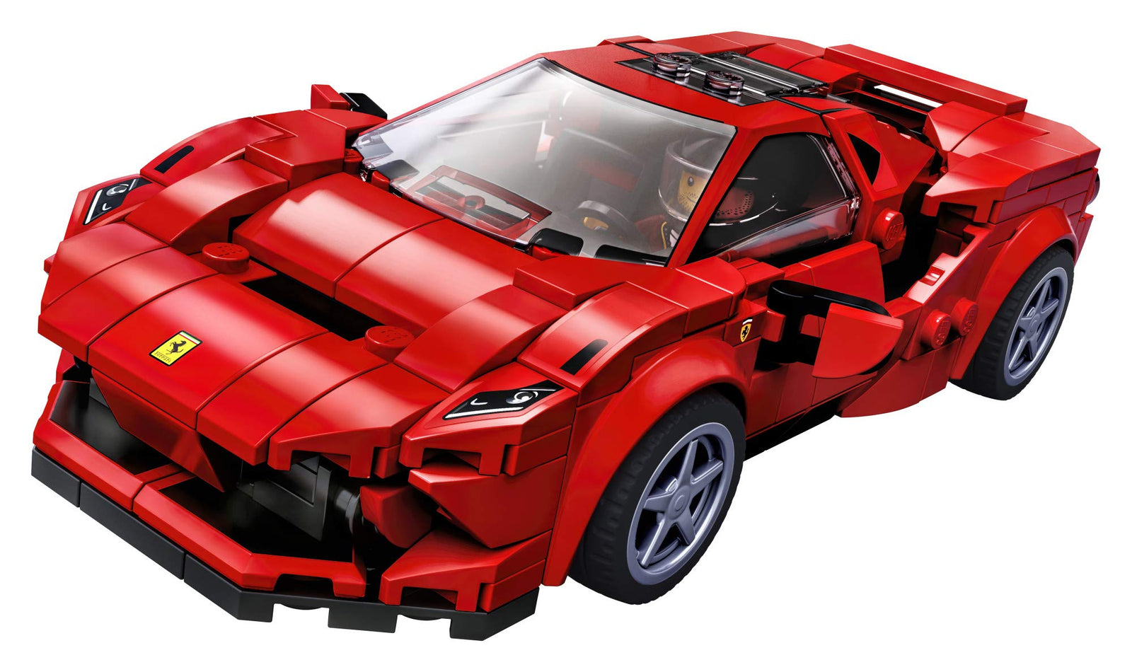 LEGO Speed Champions 76895 Ferrari F8 Tributo Toy Cars for Kids, Building Kit Featuring Minifigure (275 Pieces)