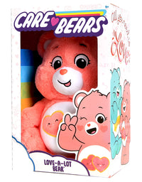 Care Bears 22084 14 Inch Medium Plush Love-A-Lot Bear, Collectable Cute Plush Toy, Cuddly Toys for Children, Soft Toys for Girls and Boys, Cute Teddies Suitable for Girls and Boys Aged 4 Years +
