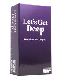 Let's Get Deep - The Relationship Game Full of Questions for Couples - by What Do You Meme?
