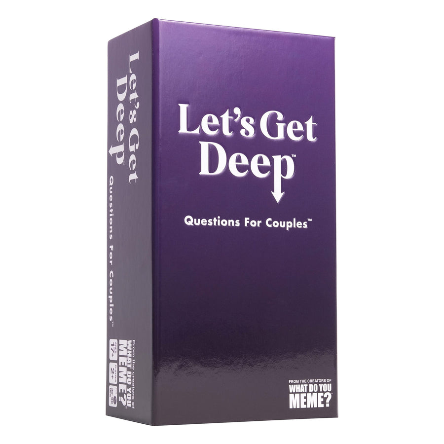 Let's Get Deep - The Relationship Game Full of Questions for Couples - by What Do You Meme?