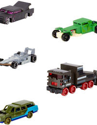 Hot Wheels Minecraft Character Vehicle 5-Pk Collector Set, 1:64 Scale Collectible Cars and Trucks for Play and Display, Gift for Kids Age 3 and Older [Amazon Exclusive]
