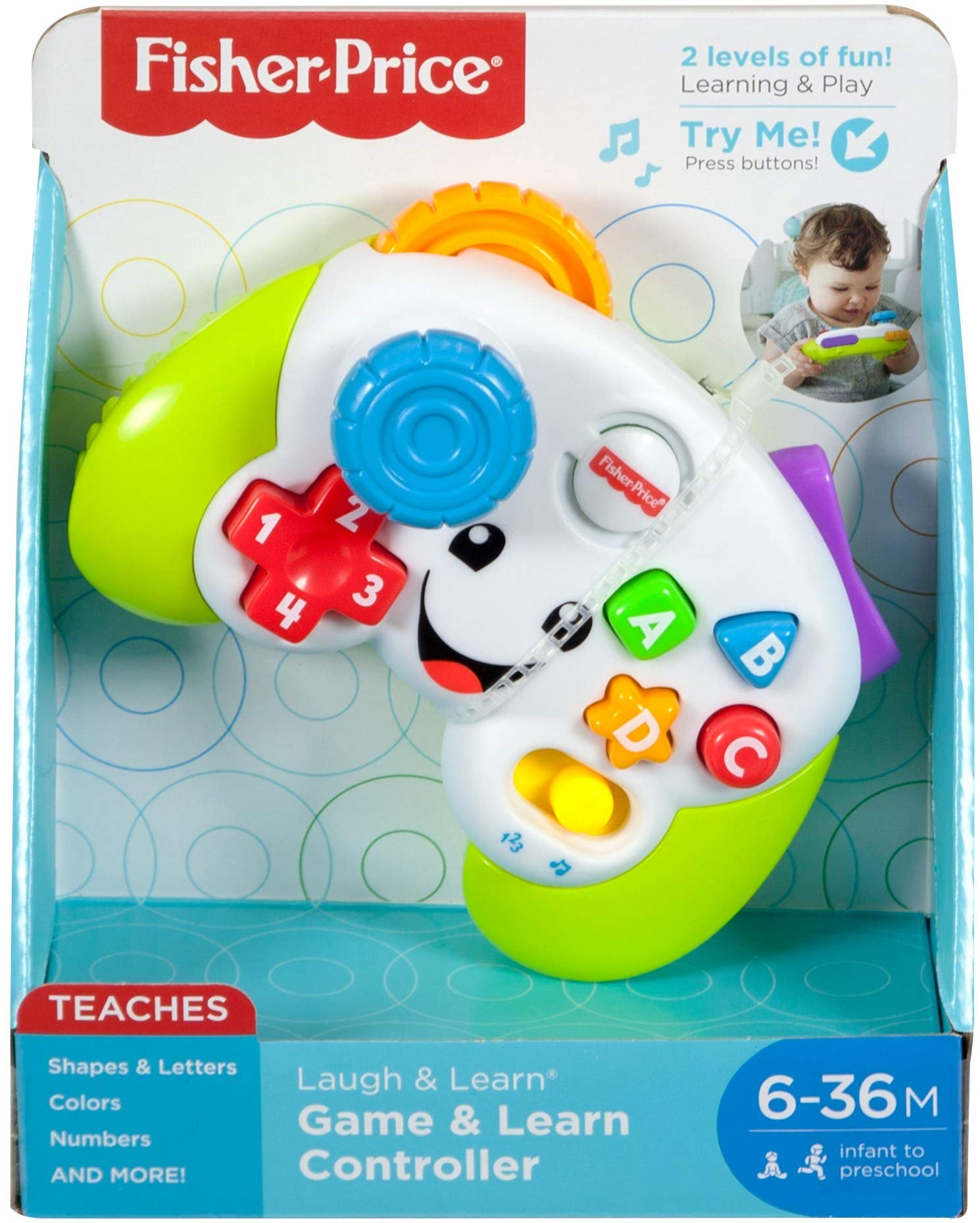 Fisher-Price Laugh & Learn Game & Learn Controller, Multicolor