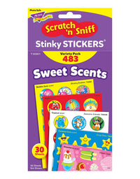 TREND ENTERPRISES, INC. Sweet Scents Variety Pack of Scratch 'n Sniff Stickers, 480 Count, Multi (T-83901)
