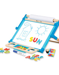 Melissa & Doug Deluxe Double-Sided Tabletop Easel (E-Commerce Packaging, Arts & Crafts, 42 Pieces, 17.5” H x 20.75” W x 2.75” L, Great Gift for Girls and Boys - Best for 3, 4, 5 Year Olds and Up)
