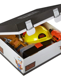 BLACK+DECKER Kids Tool Set Pretend Play Trunk with Tool Box, Construction Vest & Hard Hat – 22 Piece Set [Amazon Exclusive]
