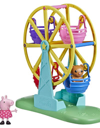 Hasbro Peppa Pig Peppa’s Adventures Peppa’s Ferris Wheel Playset Preschool Toy, with Peppa Pig Figure and Accessory for Kids Ages 3 and Up
