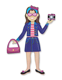 Melissa & Doug Puffy Sticker Activity Books Set: Dress-Up, Princess, Mermaid - 208 Reusable Stickers
